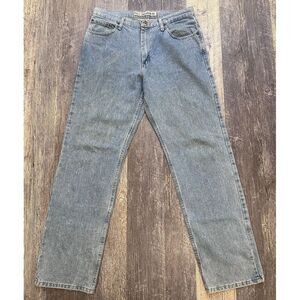 Baileys PT Jeans Men's 33x32 Relaxed Straight Leg‎ Fit Blue Denim Pants Light
